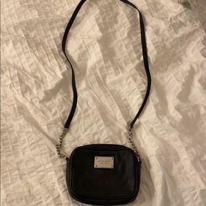 Mini black designer purse